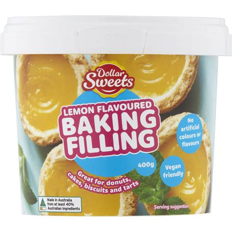 Dollar Sweets Lemon Flavoured Baking Filling 400g Woolworths