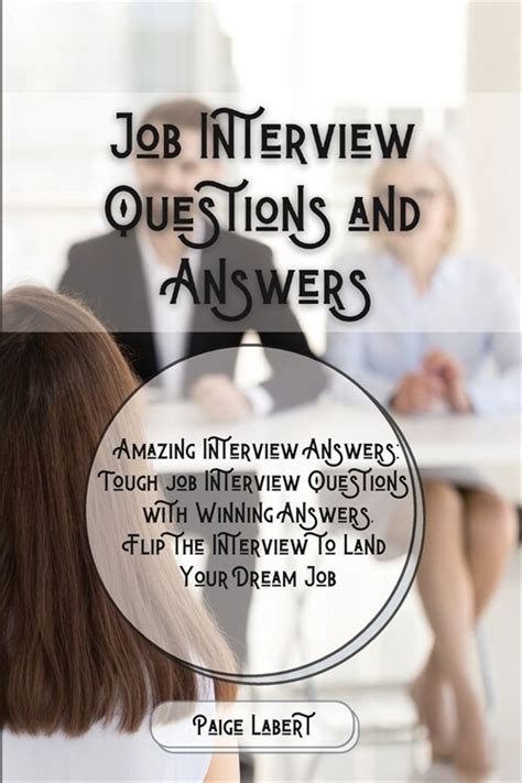 알라딘 Job Interview Questions And Answers Amazing Interview Answers Tough Job Interview