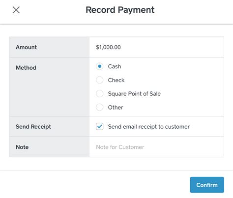 Request Deposits With Square Invoices Square Support Center Us
