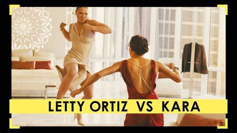 Fight Scene — Letty Vs Kara Furious 7 Youtube