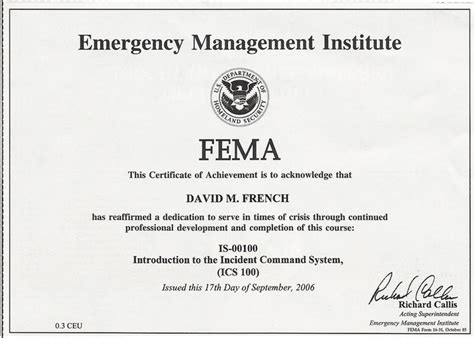 Is 00100 Introduction To The Incident Command System Ics 100
