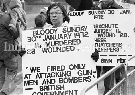 Bloody Sunday Protest March In Dublin Irish Independent Archives