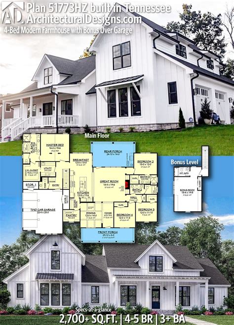 Architectural Designs New American House Plan 51773hz Comes To Life In