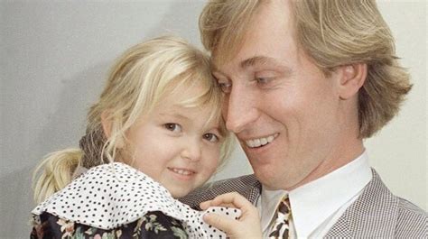 Paulina Gretzky Cuddles Up To Dad Wayne Gretzky In Adorable Vintage