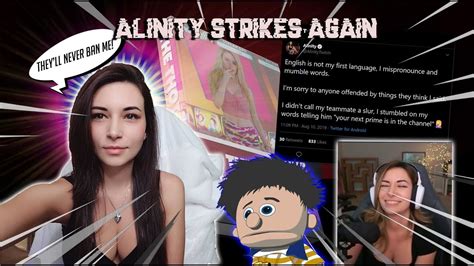 Twitch Gone Wild Alinity Mispronounce And Mumbled The N Word Youtube