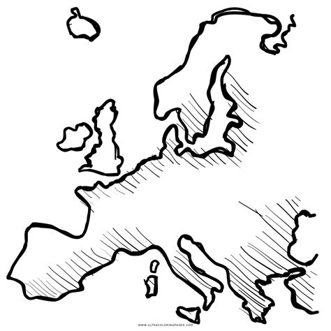 Sint Tico Foto Mapa De Continente Europeo Para Colorear El Ltimo