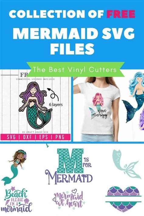 Mermaids Svg Png Dxf Vector Cricut Brother Canvas Silhouette Download