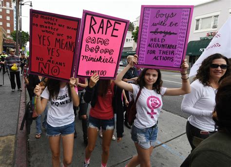Slideshow Hundreds In Hollywood March Against Sexual Harassment 893 Kpcc