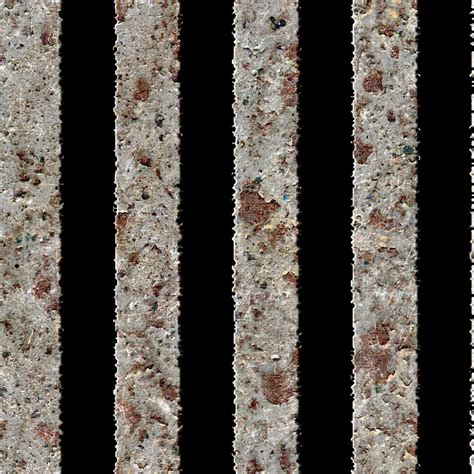 High Resolution Textures Seamless Rusted Metal Bars