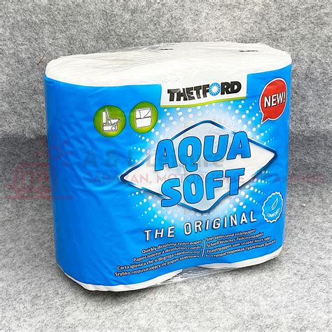 Thetford Aqua Soft The Original Quick Disolving Toilet Roll 4pk 055910