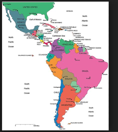 Map Quiz Latin America Diagram Quizlet