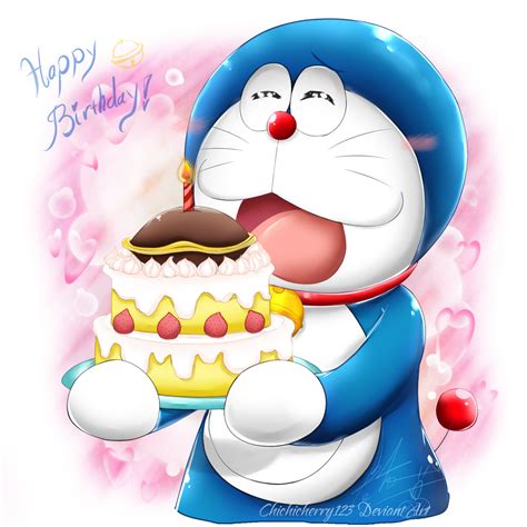 Happy Birthday Doraemon By Chichicherry123 On Deviantart
