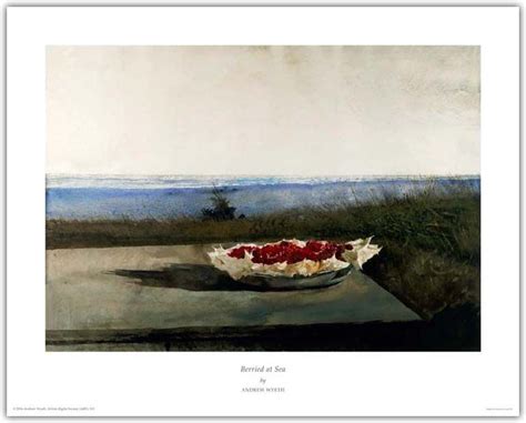 Berried At Sea Andrew Wyeths Painting Of A Pie On A Picnic Table In