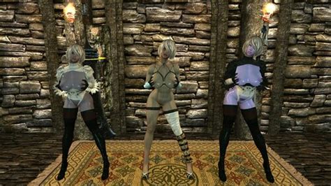Nier Automata 2b Outfits By Team Tal Cbbe Le Armor And Clothing Loverslab