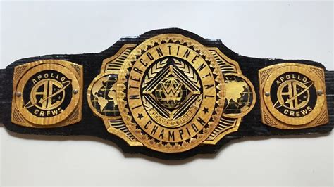 Diy Wwe Intercontinental Championship Title Belt Youtube