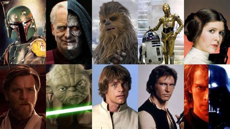 Top 10 Star Wars Characters By Herocollector16 On Deviantart