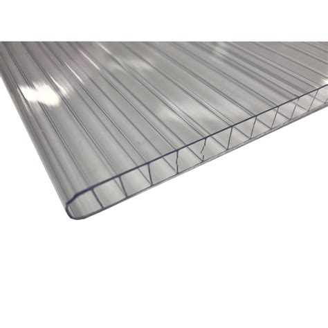 Sunlite10 Twinwall X 24m Clear Polycarbonate Roofing Bunnings Warehouse