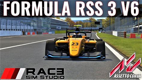Assetto Corsa Formula RSS 3 V6 F3 At Monza 4K YouTube