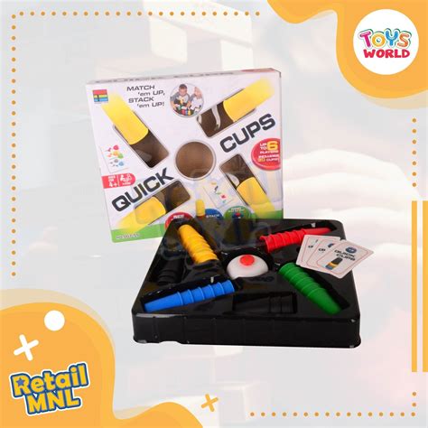 Official quick cups game rules and instructions; Retailmnl Quick Cups 2-6 Players Speed Cups Stacking Fun Game | Shopee Philippines