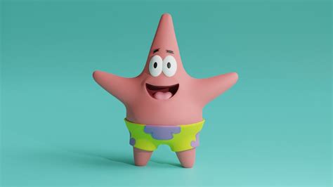 3d Model Bob Patrick Star Cgtrader