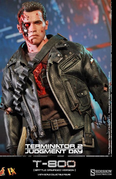 Terminator 2 T 800 Battle Damaged Action Figure Dx Series Images At