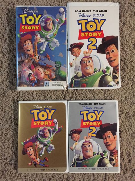 The 2 First Toy Story Films On Vhs And Dvd By Richardchibbard On Deviantart