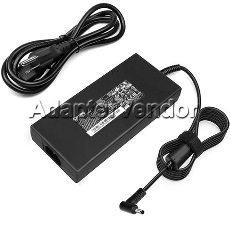 20v Msi Sword 15 A12ue Power Ac Adapter Charger With Power Cord
