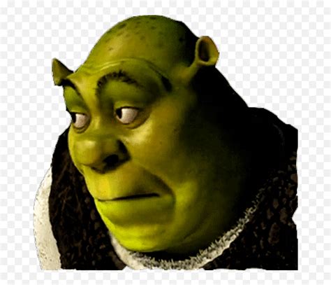 Shrek Memes Funny Sticker Shrek Pngshrek Face Transparent Free