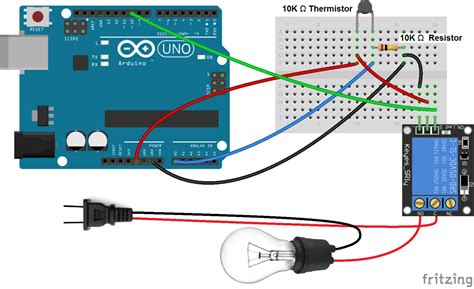 The picture above shows the completed circuit for the remote control light bulb using the relay. Operating 220V Device by using Arduino | UrukTech