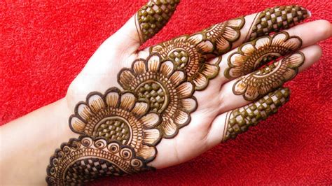 Easy Simple Mehndi Designs For Front Hands Step By Step Best Design Idea