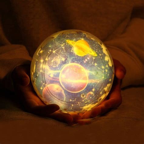 Starry Sky Magic Star Moon Planet Rotating Galaxy Projector Lamp Led