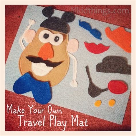Diy Mr Potato Head Play Mat For Quiet Books And Travel With Kids