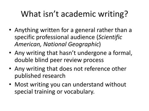 Ppt Advanced Academic Writing Powerpoint Presentation Free Download