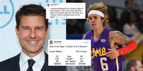 Justin Bieber Challenges Tom Cruise To A Ufc Fight Indy100 Indy100