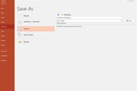 How To Save Powerpoint Presentations As Pdf Files