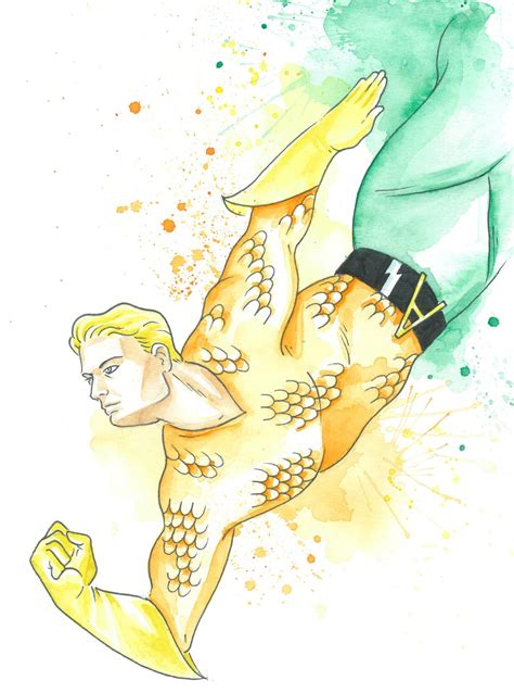 Golden Age Aquaman Watercolor By Jawart728 On Deviantart