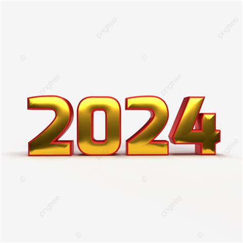 Feliz Año Nuevo 2024 Números Dorados 3d Png Feliz Año Nuevo 2024 Oro