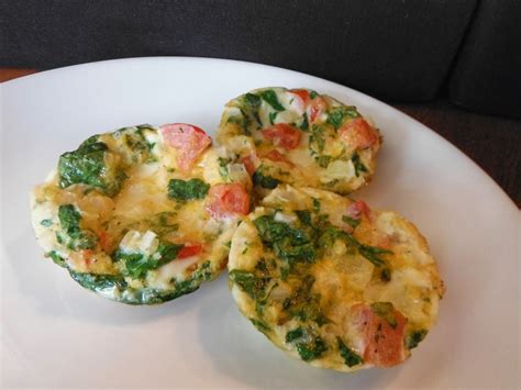 Spinach Tomato Egg White Cups Egg White Cups Healthy Breakfast Recipes