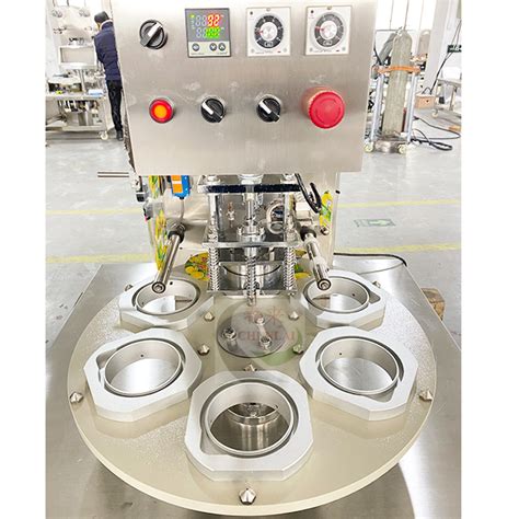 ms 1 semi automatic rotary type cup filling sealing machine from china manufacturer chunlai