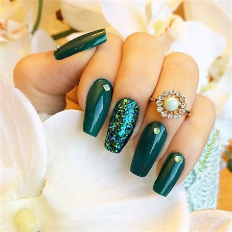 Perfect Color Green Nails Nails Super Nails