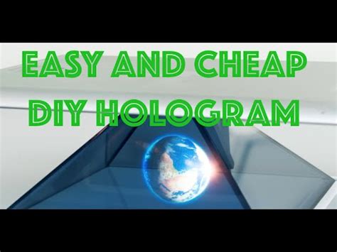 On a piece of a4 paper, construct an equilateral triangle with sides half the length of the screen size. How to make an easy and cheap DIY holographic display ...