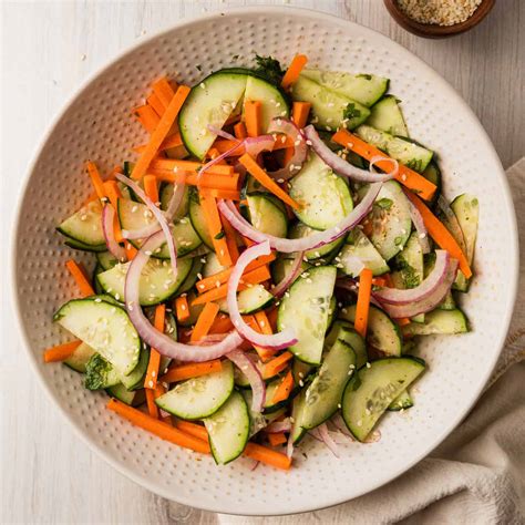 Carrot Cucumber Salad The Travel Palate