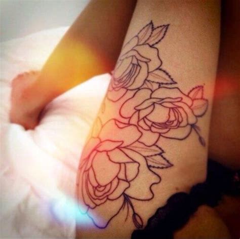 Watercolor Tattoo 30 Sexy Thigh Tattoos For Girls Your Number One Source