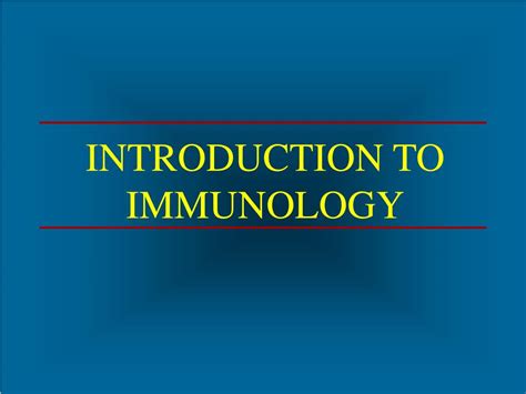 Ppt Biology 320 Immunology Powerpoint Presentation Free Download