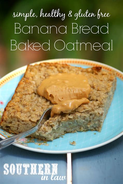 This blend has oats, sesame seeds, pumpkin seeds, coconut, and more. Southern In Law: Recipe: Banana Bread Baked Oatmeal