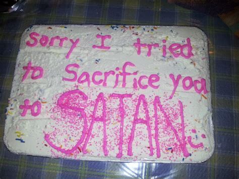 Funny Apology Cakes For Every Occasion