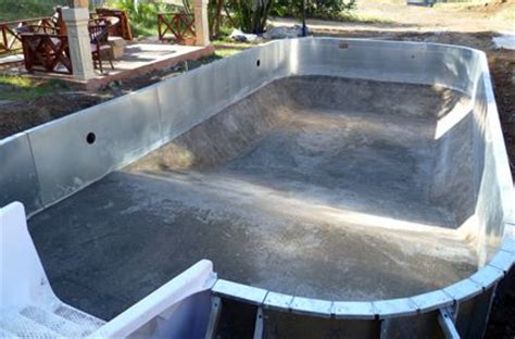 He hops in the pool for a swim and he has definitely earned it. Do It Yourself Inground Swimming Pool | DIY inground pool | Pinterest | Pools, Swimming pools ...