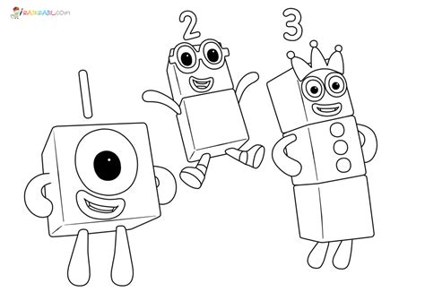Number Blocks Coloring Pages 14 Lucasgf Ufes