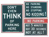 New York City Parking Signs Images
