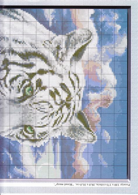 90 Best Tiger Cross Stitch Images On Pinterest Crossstitch